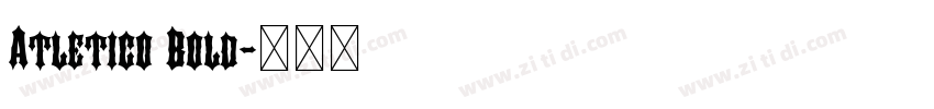 Atletico Bold字体转换